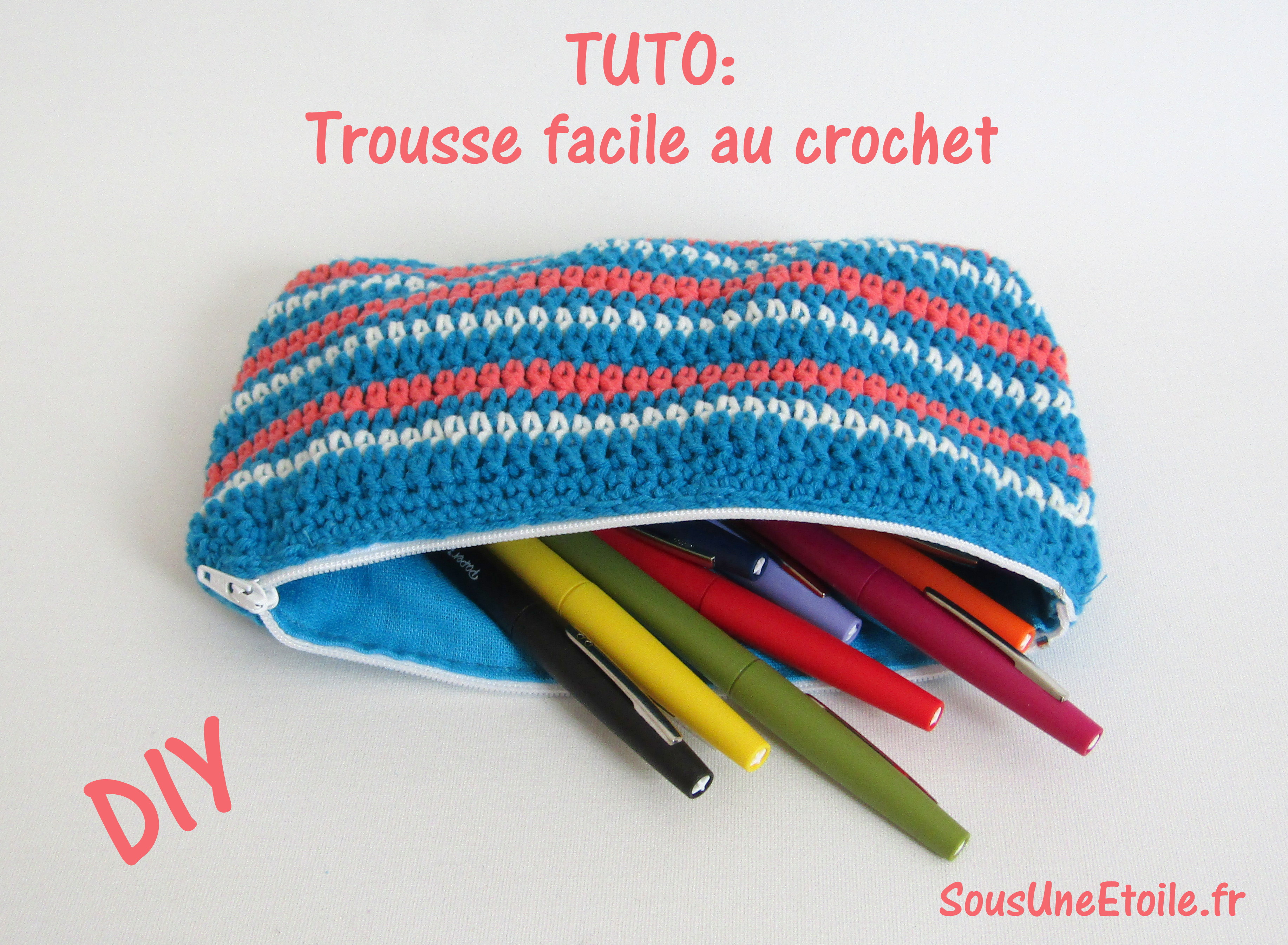 Crochet pour débutant (video 1) tutoriel simple, facile et rapide